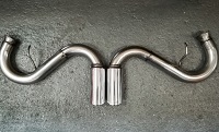V8 Stainless Exhaust Twin Exit PNM