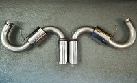 V8 Stainless Exhaust Twin Exit PNM